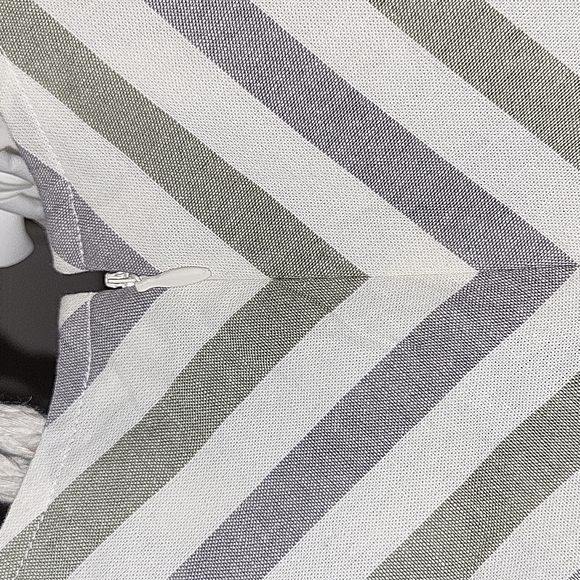 Tommy Hilfiger Grey and White striped spring time romper. Like New!! - Picture 6 of 7